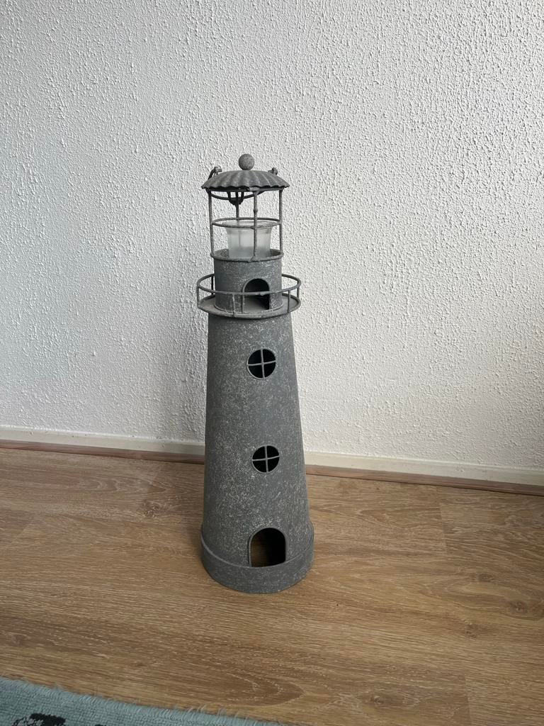 Decoratieve vuurtoren met theelichthouder, Ophalen, Gebruikt