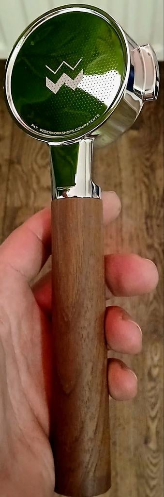 Weber Workshops Unifilter 58mm Bodemloze Portafilter, Witgoed en Apparatuur, Ophalen of Verzenden, Zo goed als nieuw