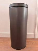 Brabantia Touch Bin 30 liter donkergrijs - Goede staat, Ophalen, 50 tot 75 cm, Zo goed als nieuw, Metaal