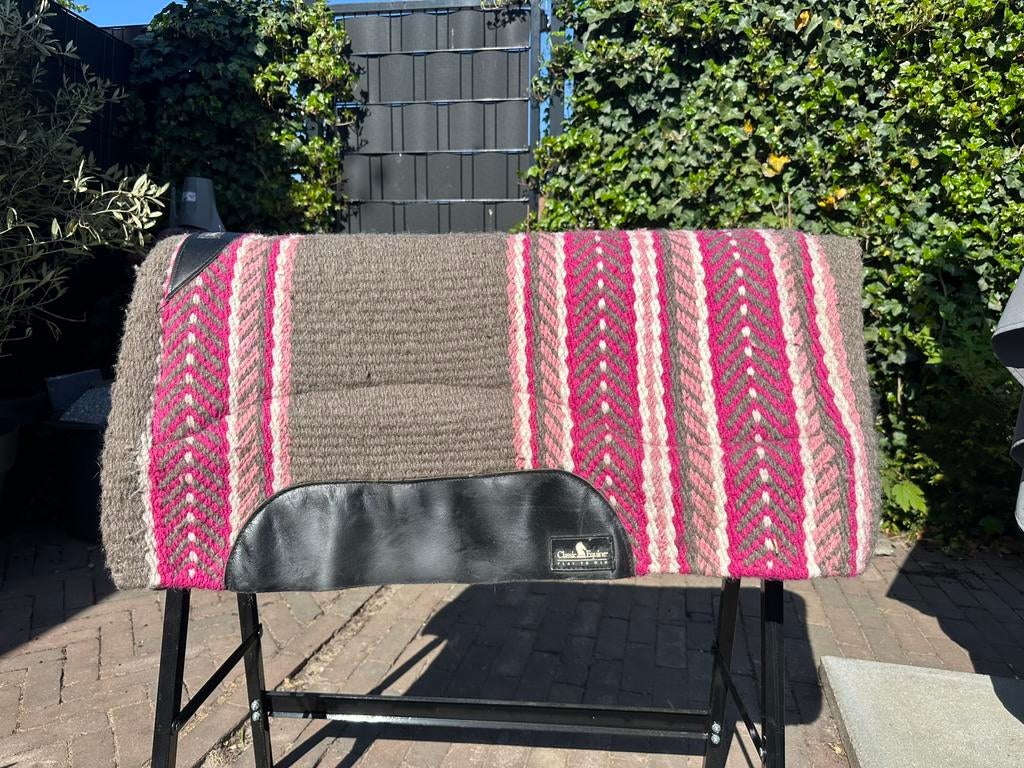 Classic equine westernpad, Dieren en Toebehoren, Ophalen of Verzenden, Gebruikt, Roze