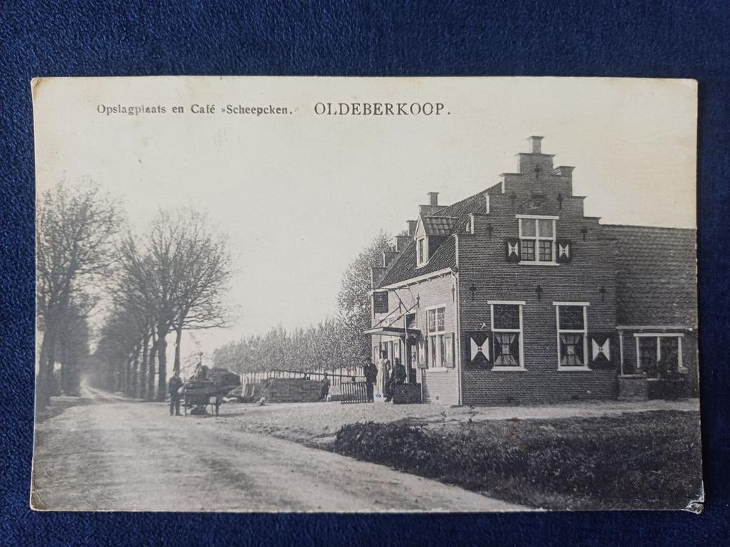 Oldeberkoop: Opslagplaats en Café Scheepcken, gelopen, Ophalen of Verzenden