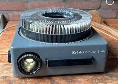 Kodak Carousel S-AV Diaprojector, Ophalen, Gebruikt