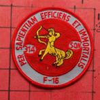 KLU LUCHTMACHT PATCH EMBLEEM 314 SQN F-16 EINDHOVEN, Verzenden, Luchtmacht, Nederland, Embleem of Badge