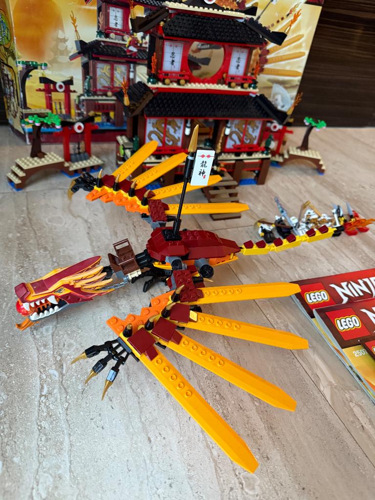 Lego Ninjago 2507 Vuurtempel, Ophalen, Gebruikt, Complete set, Lego