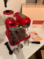Klarstein espresso koffiemachine retro rood, Witgoed en Apparatuur, Koffiezetapparaten, Gebruikt, Koffiemachine, 1 kopje, Koffiebonen