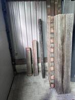 Hardhouten schutting palen en planken. Bieden vanaf € 200,-, Tuin en Terras, Schuttingen, Minder dan 3 meter, Ophalen of Verzenden