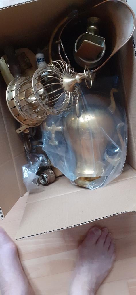 KOPEREN ITEMS., Antiek en Kunst, Ophalen, Koper