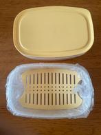 Tupperware Vleeswaren Bakjes - 2 stuks van 640 ML, Ophalen of Verzenden, Nieuw, Geel, Bak of Kom