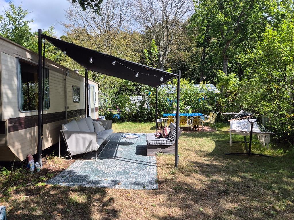 Leuke stacaravan op camping Bakkum -nog 1 week beschikbaar