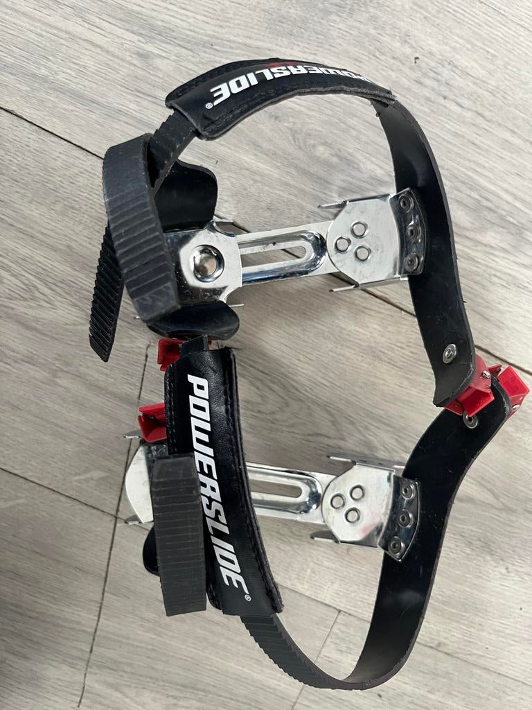 Powerslide glij ijzers maat 18-23 zwart, Ophalen, Gebruikt, Overige typen, Overige merken