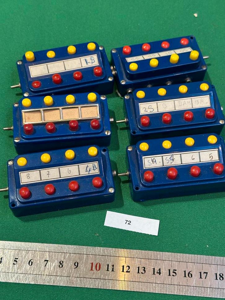 Märklin 6x Schakelblokken voor Stroomkringen, Hobby en Vrije tijd, Modeltreinen | H0, Gebruikt, Overige typen, Wisselstroom, Märklin