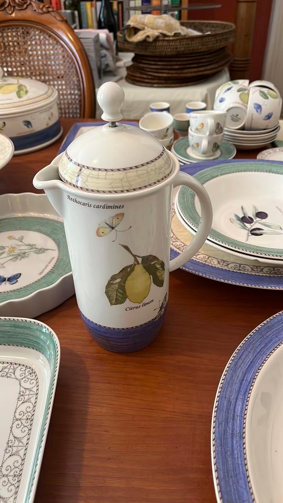Sarah’s garden Wedgwood Cafetière, Ophalen, Overige typen, Zo goed als nieuw, Wedgwood