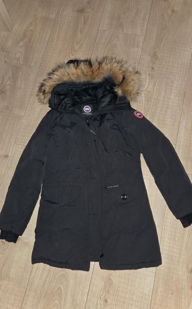 Canada Goose jas met echt bont, Kleding | Dames, Jassen | Winter, Maat 42/44 (L), Ophalen of Verzenden, Gedragen, Canada Goose