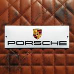 Emaille Schild PORSCHE Dealer Reclamebord Logo Vintage 80's, Ophalen of Verzenden, Gebruikt, Reclamebord