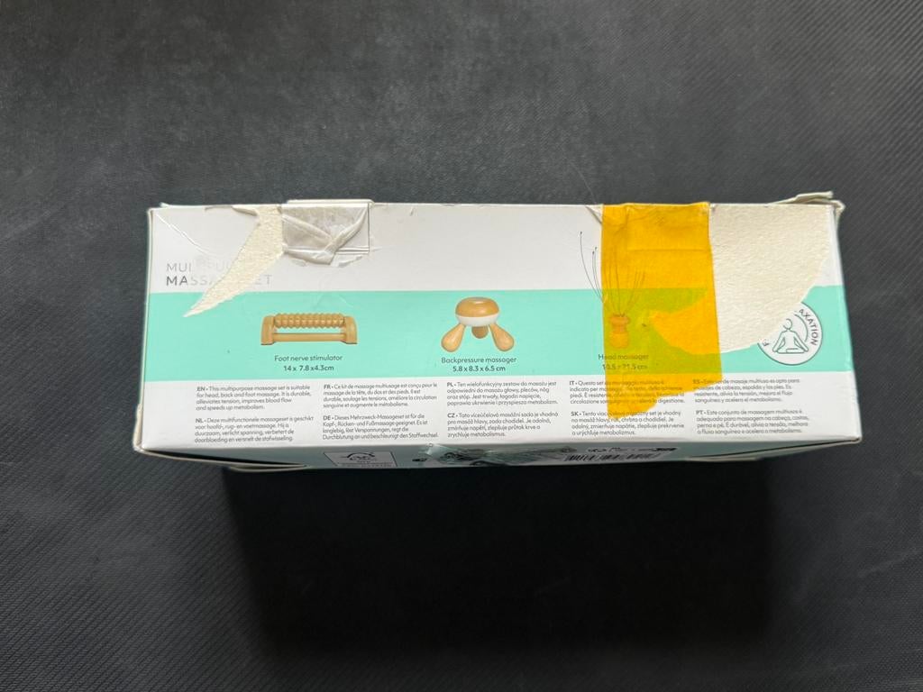 Natural Beauty star Multi-purpose Full body massager (hout), Ophalen of Verzenden, Zo goed als nieuw, Apparaat