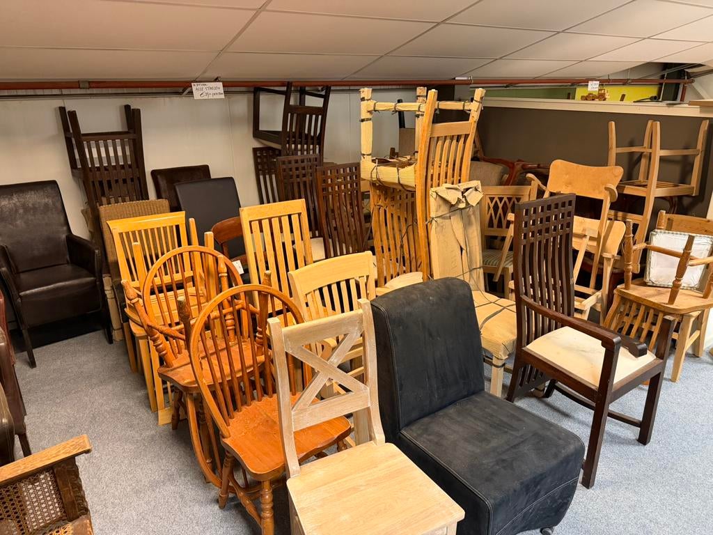 Stoelen te kust en te keur., Ophalen