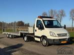Iveco Daily 35C18 11.9T BE Combi Veldhuizen oplegger, Gebruikt, 4 cilinders, Iveco, Wit