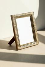 Marqueterie oosterse ingelegde fotolijst Perzisch Khatam, Ophalen of Verzenden