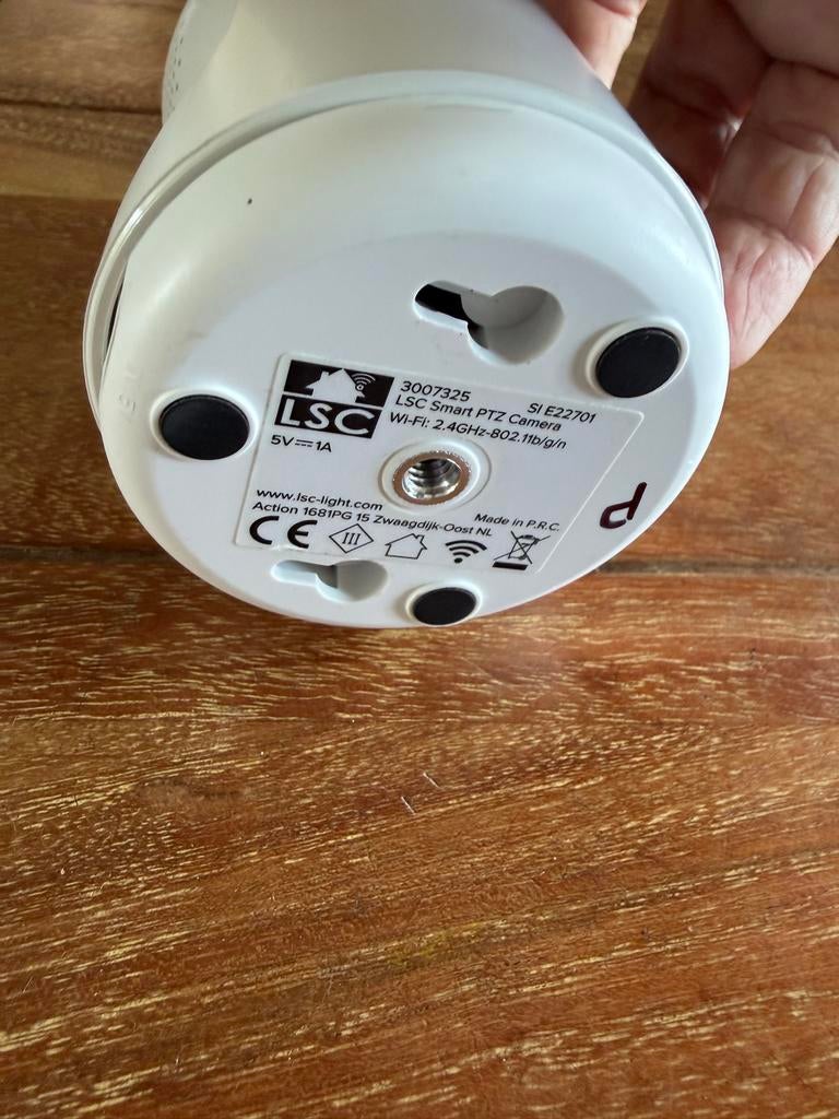 Tuya LSC Smart PTZ Camera 2.4 GHz Wifi Binnencamera, Ophalen of Verzenden, Zo goed als nieuw, Binnencamera