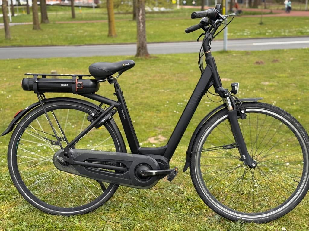 Qwic Premium Elektrische Fiets - Goede staat!, Fietsen en Brommers, Elektrische fietsen, Zo goed als nieuw, 51 tot 55 cm, 30 tot 50 km per accu