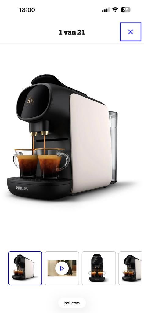 Zo goed als nieuw cups apparaat, Witgoed en Apparatuur, Koffiezetapparaten, Ophalen, Zo goed als nieuw, Espresso apparaat