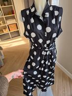 Polkadots stippen getailleerde blouse jurk lang maat xxl, Kleding | Dames, Jurken, Zwart, Ophalen of Verzenden, Zo goed als nieuw