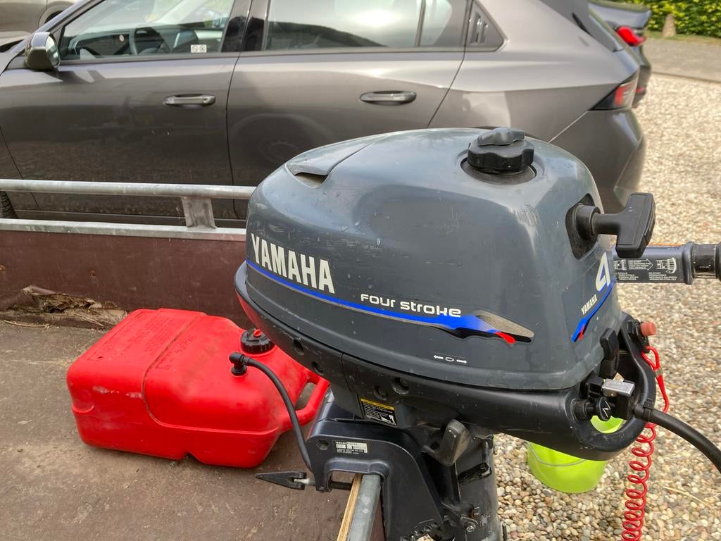 Yamaha buitenboordmotor 4 pk, Watersport en Boten, Buiten- en Binnenboordmotoren, Ophalen, Gebruikt, Minder dan 5 pk, Viertaktmotor
