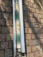 Zonnescherm 3 meter groen wit, werkt naar behoren, Tuin en Terras, Ophalen, Gebruikt, Overige typen, 250 cm tot 450 cm