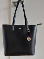 DKNY zwart leren tas, Ophalen of Verzenden, Zo goed als nieuw, Zwart, Schoudertasje