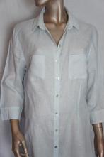NADINE H blouse maat 42 100% LINEN, Verzenden, Zo goed als nieuw, Maat 42/44 (L), Blauw