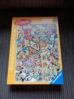 Ravensburger Comic puzzel Hollywood - 1000 stukjes., Ophalen of Verzenden, 500 t/m 1500 stukjes, Zo goed als nieuw, Legpuzzel