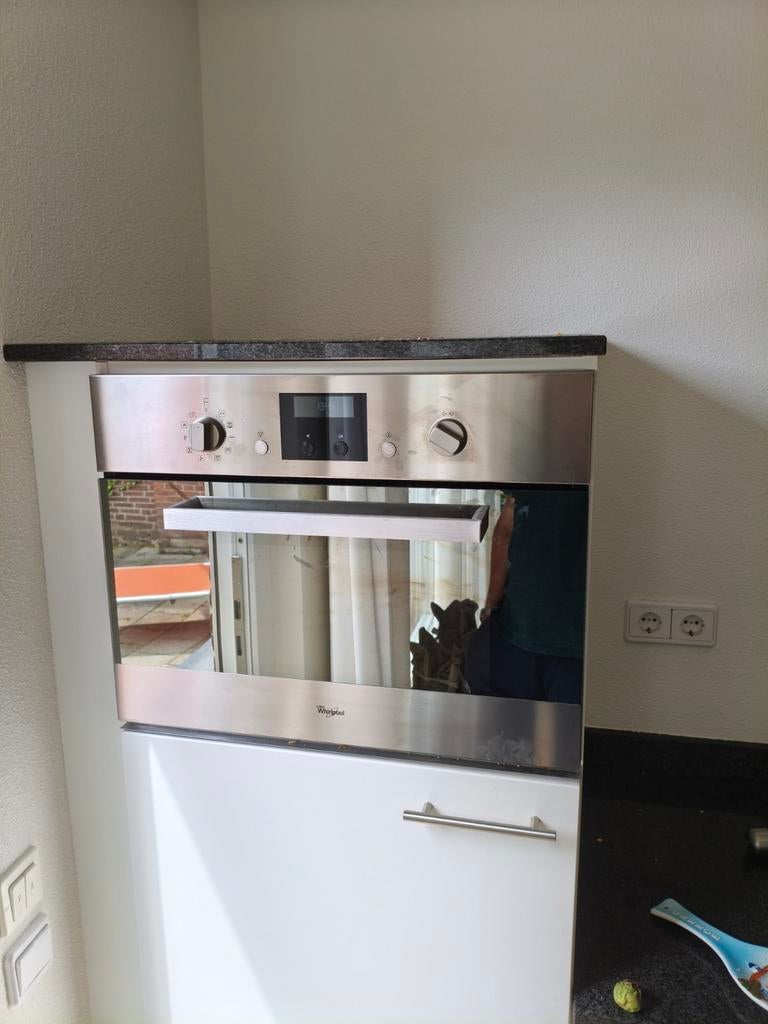 Whirlpool combimagnetronoven AMW799 IX, Witgoed en Apparatuur, Ovens, Gebruikt, 45 tot 60 cm, Draaiplateau, Ophalen