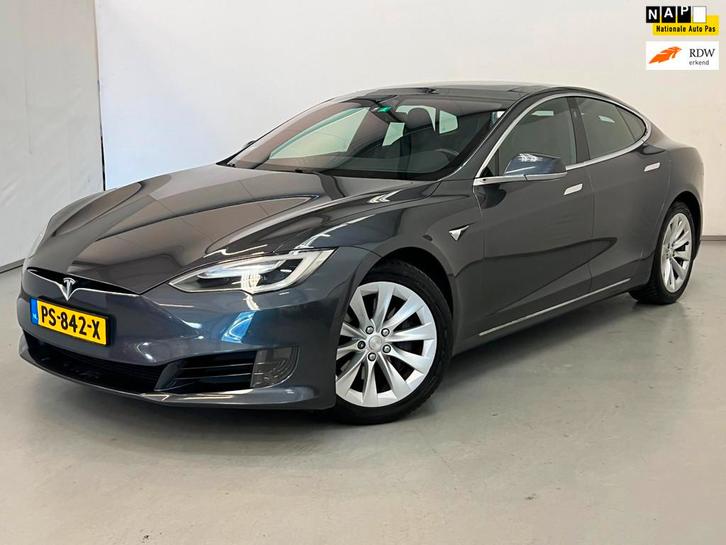 Tesla Model S 75 / NL-auto / Autopilot / CCS / Pano / SOH 89, Auto's, Tesla, Bedrijf, Te koop, Model S, ABS, Achteruitrijcamera