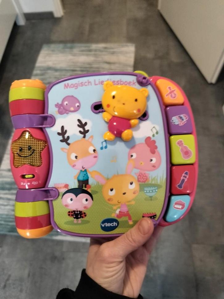 VTech Magisch Liedjesboek - Interactief Baby Speelgoed, Kinderen en Baby's, Speelgoed | Vtech, Zo goed als nieuw, 0 tot 6 maanden