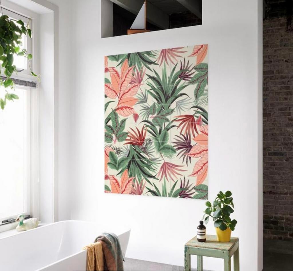 * IXXI Pink Jungle * 80x100cm * Nieuw in doos *, Ophalen of Verzenden, Nieuw