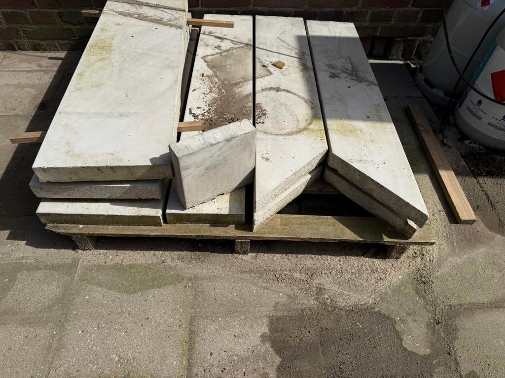 Muurafdekkers te koop, Ophalen, Nieuw, Beton, Overige typen