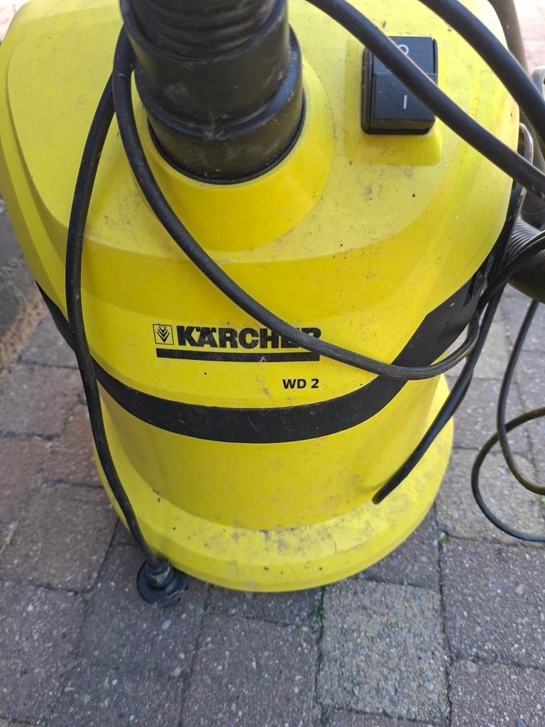 Kärcher WD 2 Waterstofzuiger - Gebruikt, Ophalen, Gebruikt, Waterstofzuiger, Minder dan 1200 watt