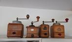 Set van 4 antieke koffiemolens - PeDe, The Spade, Dienes, Ophalen of Verzenden
