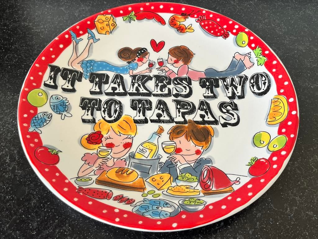 Platte schaal Blond Amsterdam., Ophalen, Blond Amsterdam, Aardewerk, Schaal of Schalen