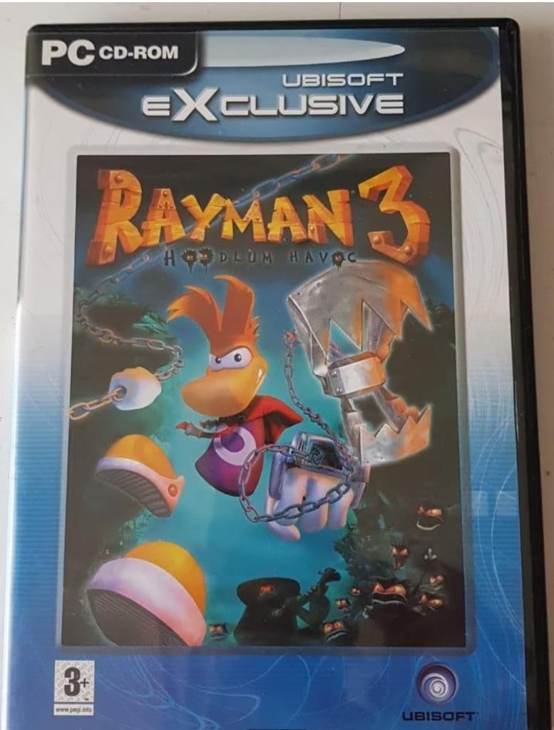 Rayman 3: Hoodlum Havoc UBISOFT eXclusive 3x CdRom, Spelcomputers en Games, Avontuur en Actie, 1 speler, Ophalen of Verzenden