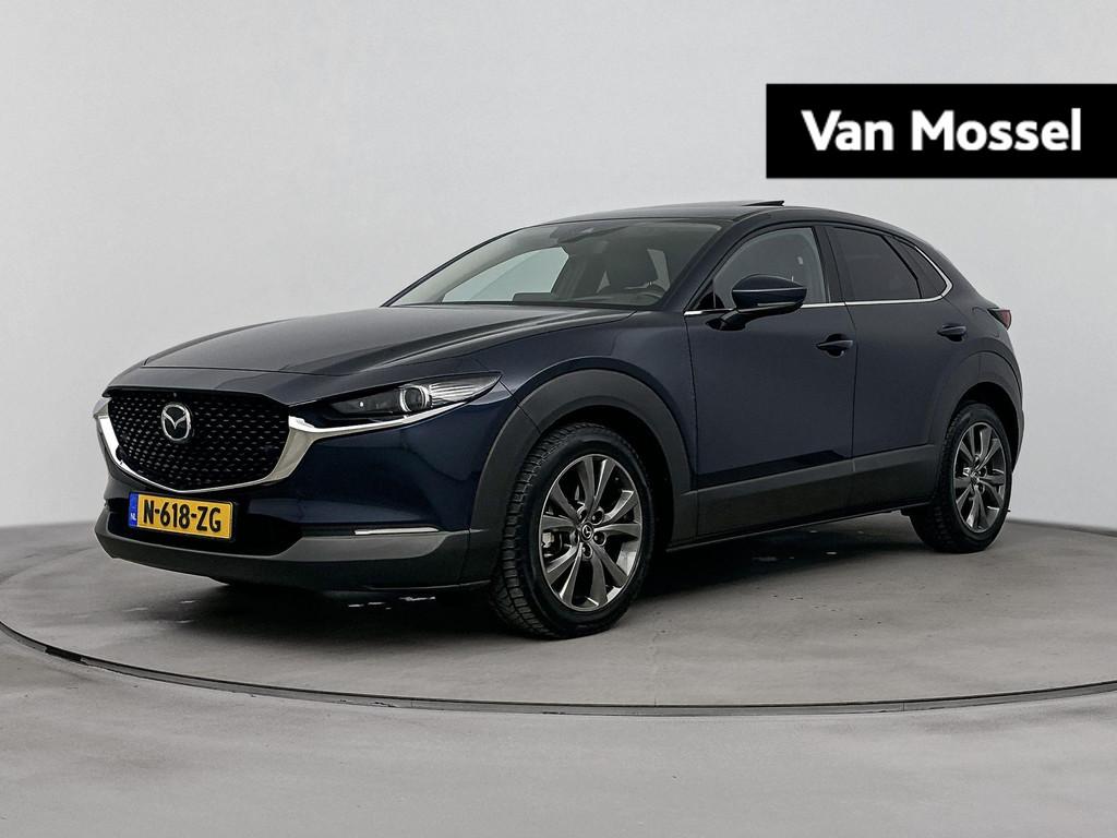 Mazda CX-30 2.0 e-SkyActiv-X M Hybrid Luxury 187PK | Automaa, Auto's, Mazda, Gebruikt, Blauw, 600 kg, SUV of Terreinwagen
