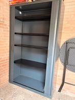 Stalen kast met schuifdeuren. Archiefkast. Voor in de garage, Ophalen, Gebruikt