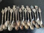 16 Lepeltjes verzilverd steden NL per stuk 1 koop, Verzamelen, Ophalen of Verzenden, Gebruikt