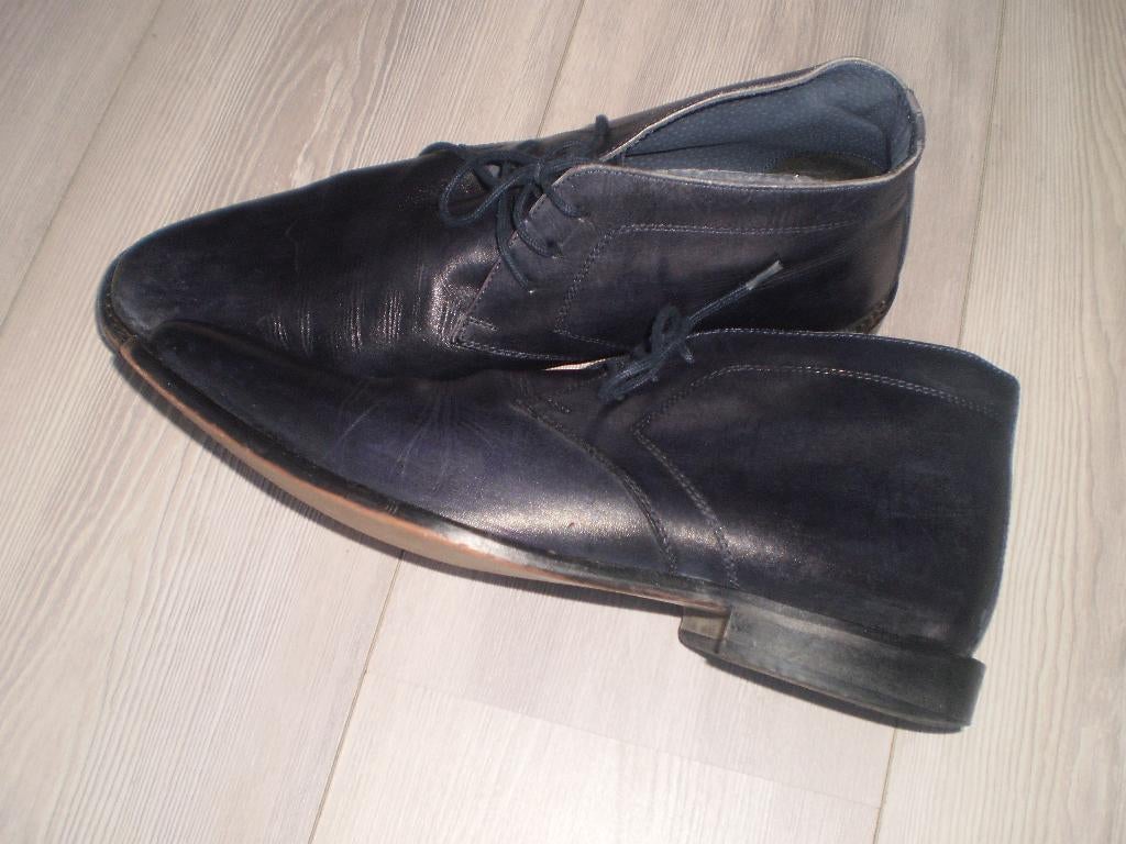 BURKLEY leren schoenen maat 43, Kleding | Heren, Schoenen, Zwart, Burkley, Ophalen of Verzenden, Gedragen