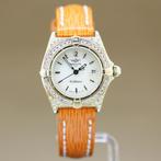Breitling Callistino Goud 18K Diamant K52043, Overige merken, Leer, Polshorloge, Ophalen of Verzenden