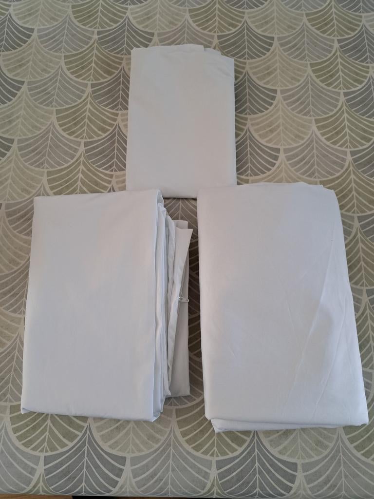 Anti allergie hoezen set eenpersoons, Huis en Inrichting, Ophalen of Verzenden, Eenpersoons, Wit, Kussen