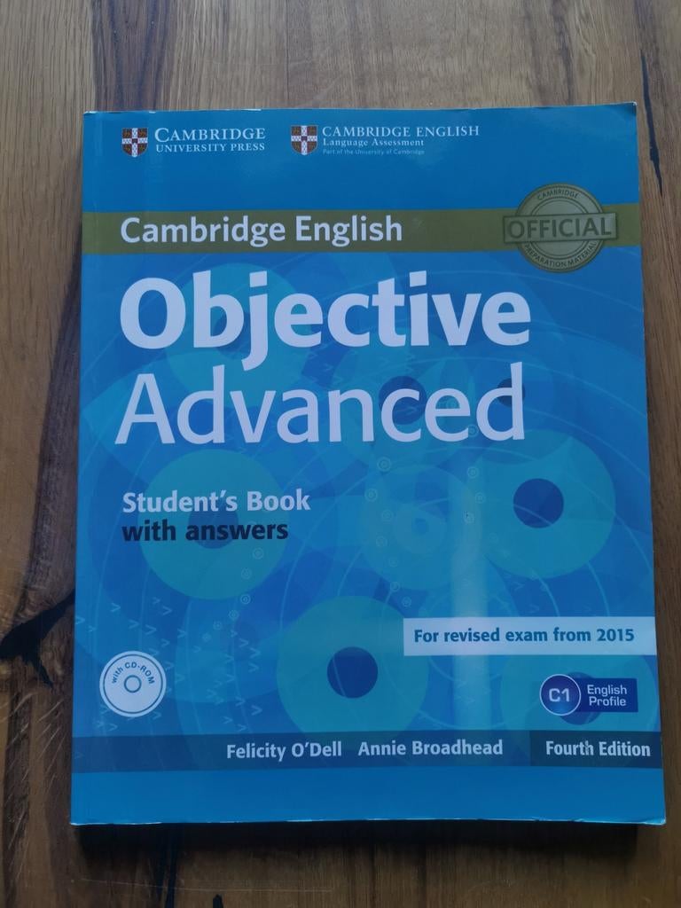 Cambridge English Objective Advanced Student's Book C1, Boeken, Ophalen of Verzenden, Gelezen, Felicity O'Dell, Annie Broadhead
