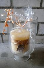 Grote glazen stolp met grote kaars, Huis en Inrichting, Woonaccessoires | Stolpen, Ophalen, Nieuw