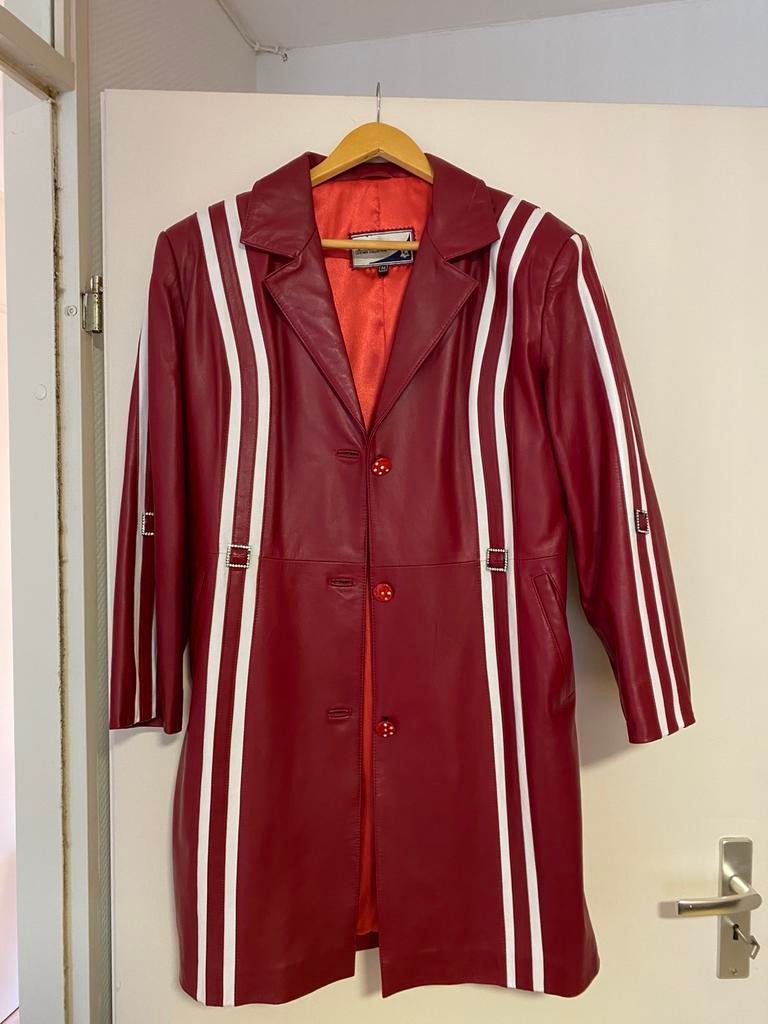 Diverse echt lederen jassen 38/40, Maat 38/40 (M), Zwart, Ophalen of Verzenden, Zo goed als nieuw