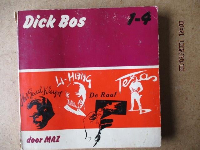 adv1580 dick bos 1-4, Boeken, Stripboeken, Eén stripboek, Ophalen, Gelezen